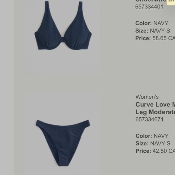 Blue bikini - Picture 7 of 7